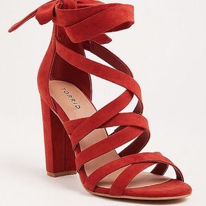 Torrid Rust Orange/Red Heels